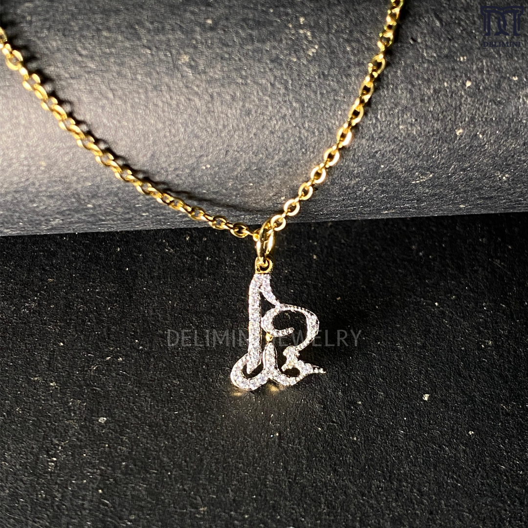 Ek Onkar Gold With Diamond Pendant