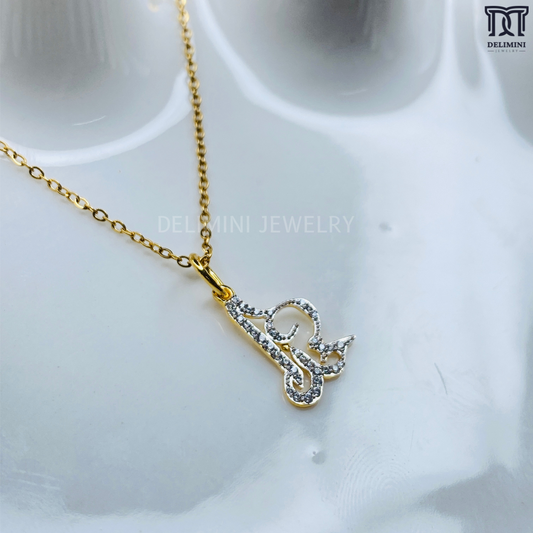 Ek Onkar Gold With Diamond Pendant