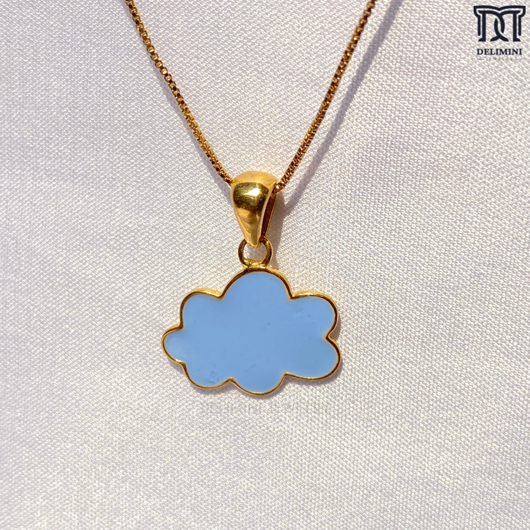 Cute Colorful Cloud Pendant - DELIMINI JEWELRY